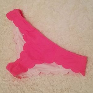 VS PINK Scalloped Bikini Bottoms